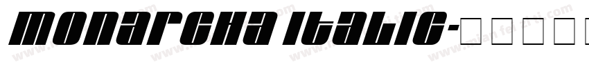 Monarcha Italic字体转换